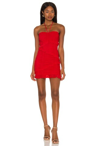 MAJORELLE Kaylee Mini Dress in Red from Revolve.com | Revolve Clothing (Global)
