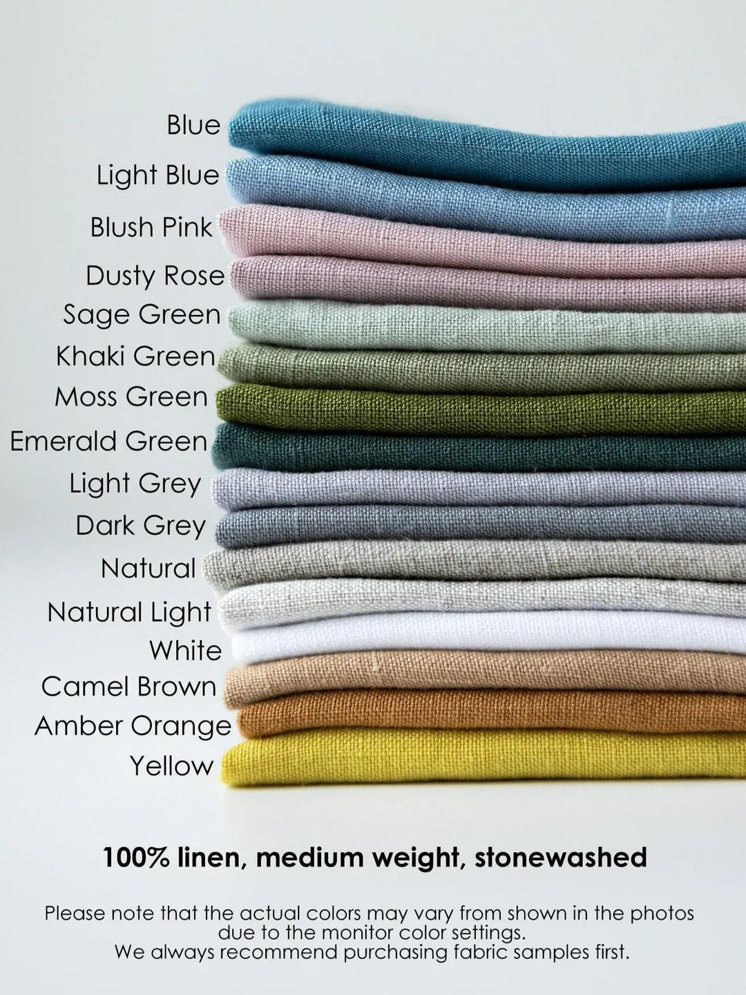 Waterproof Linen Shower Curtain Panel, Wide Linen Shower Drape With Waterproof Lining, Linen Douc... | Etsy (US)