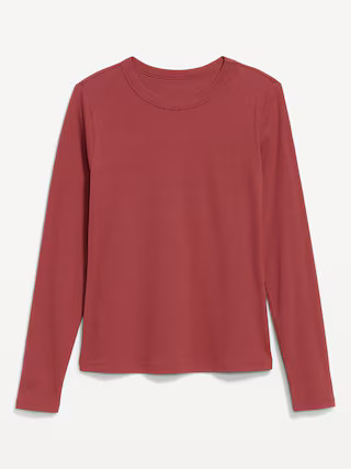 Snug Long-Sleeve Crew-Neck T-Shirt | Old Navy (US)