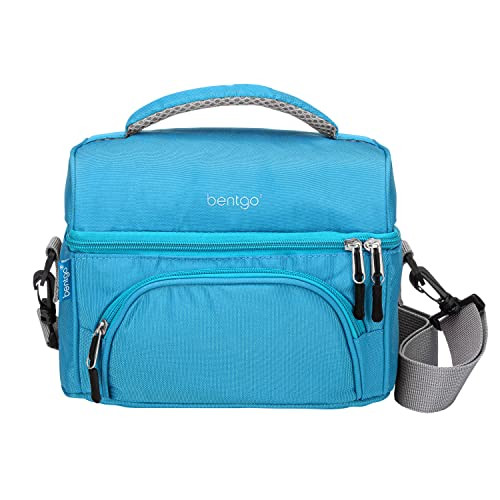 Bentgo\u00ae Deluxe Lunch Bag - Durable and Insulated Lunch Tote with Zippered Outer Pocket, Inte... | Amazon (US)