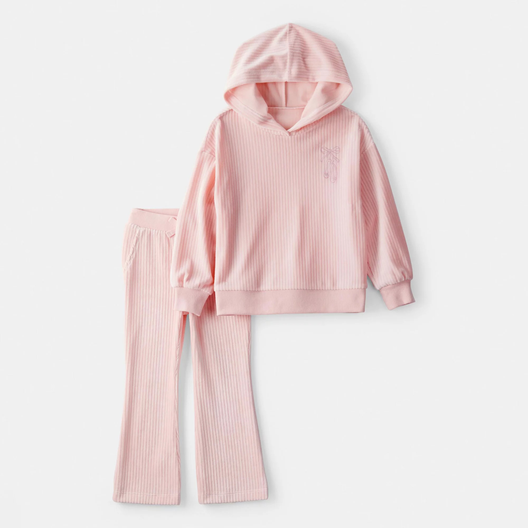 Toddler Girl Carter's 2-Pc. Ballerina Hoodie & Pant Set | Kohl's