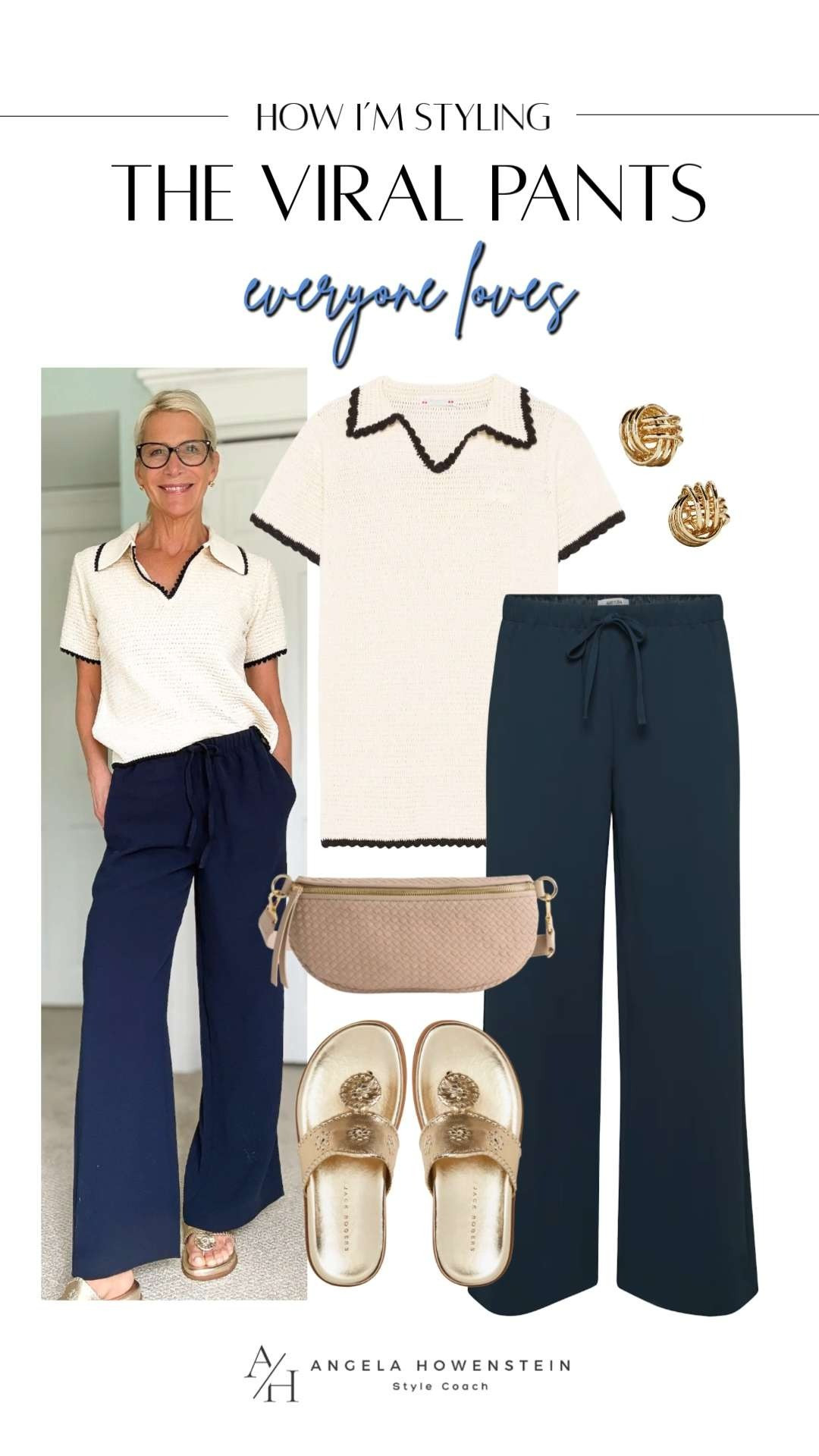 How to Style the Viral Wide Leg Pants 

 #LTKootd #LTKSeasonal #LTKOver40