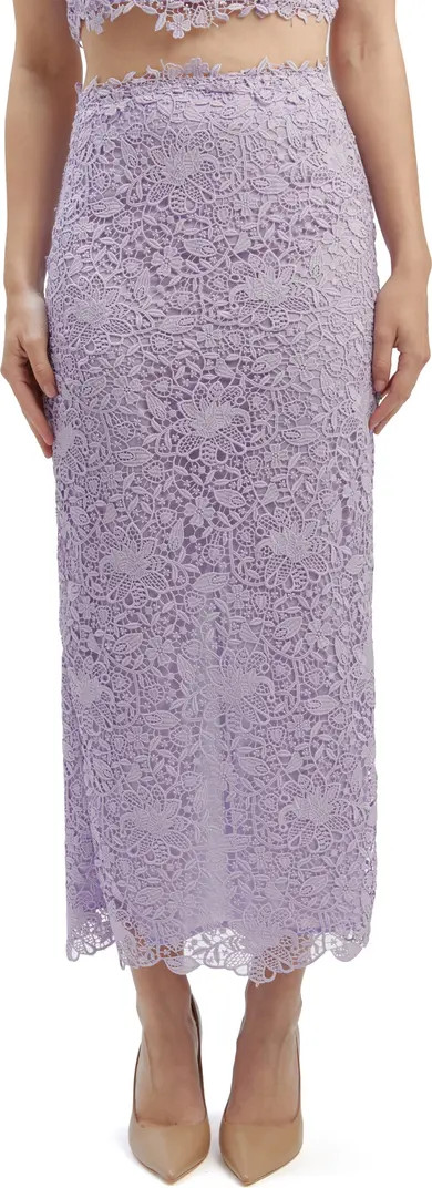 Bardot Mariah High Waist Lace Maxi Skirt | Nordstrom | Nordstrom