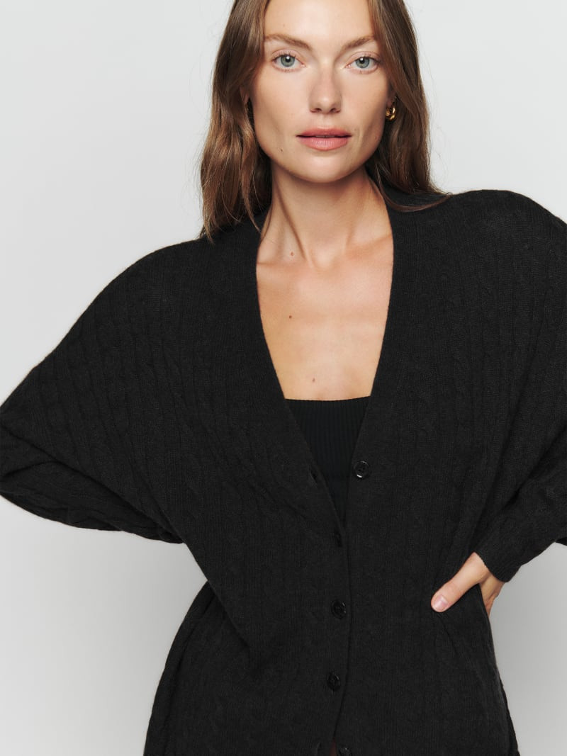 Giusta Oversized Cashmere Cardigan | Reformation (Global)