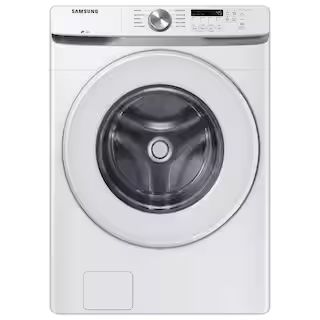 Samsung 27 in. 4.5 cu. ft. High-Efficiency White Front Load Washing Machine with Self-Clean+, ENE... | The Home Depot