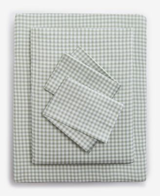 Printed Cotton Sateen 3-Pc. Sheet Set, Twin XL, Exclusively for Macy's | Macy's