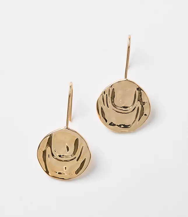 Coin Pull Through Earrings | LOFT