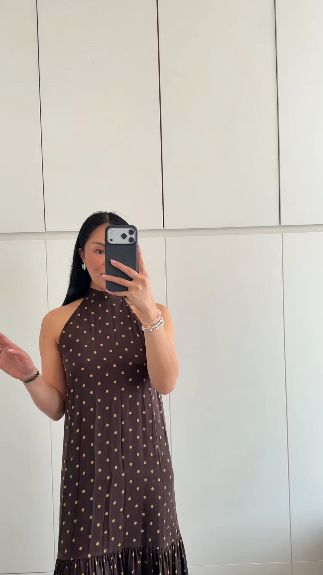 Brown and yellow is the color of the season!! Love this halter dress with a ruffle hem, perfect to dress up or down! 

#LTKWedding #LTKTravel #LTKootd