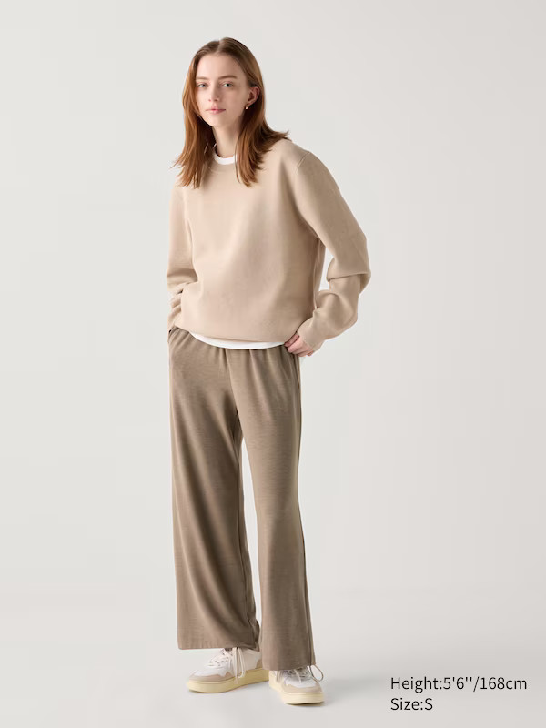 Soft Brushed Easy Trousers | UNIQLO (UK)