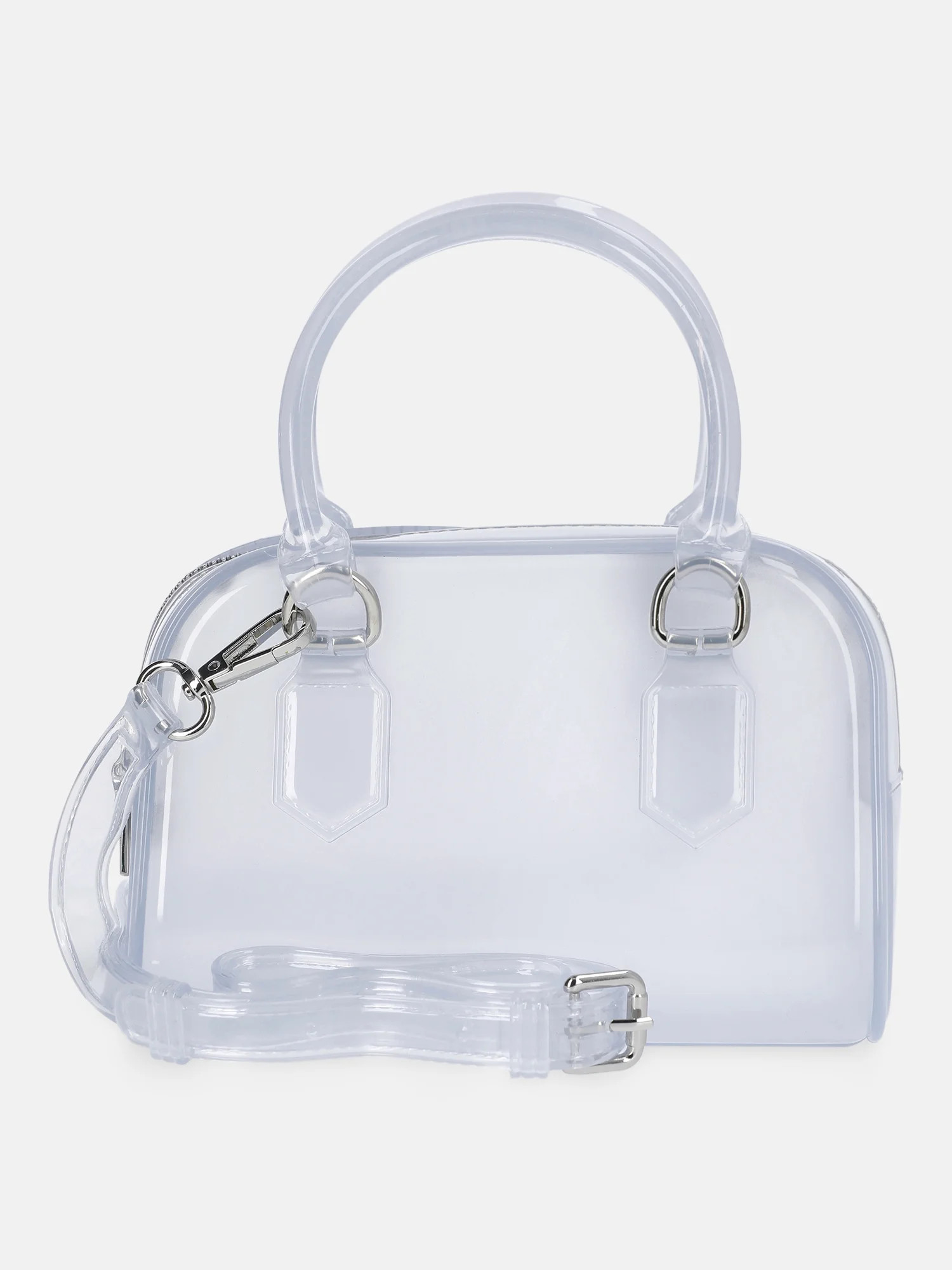 No Boundaries Women's Jelly Top Handle Mini Bag, Clear - Walmart.com | Walmart (US)