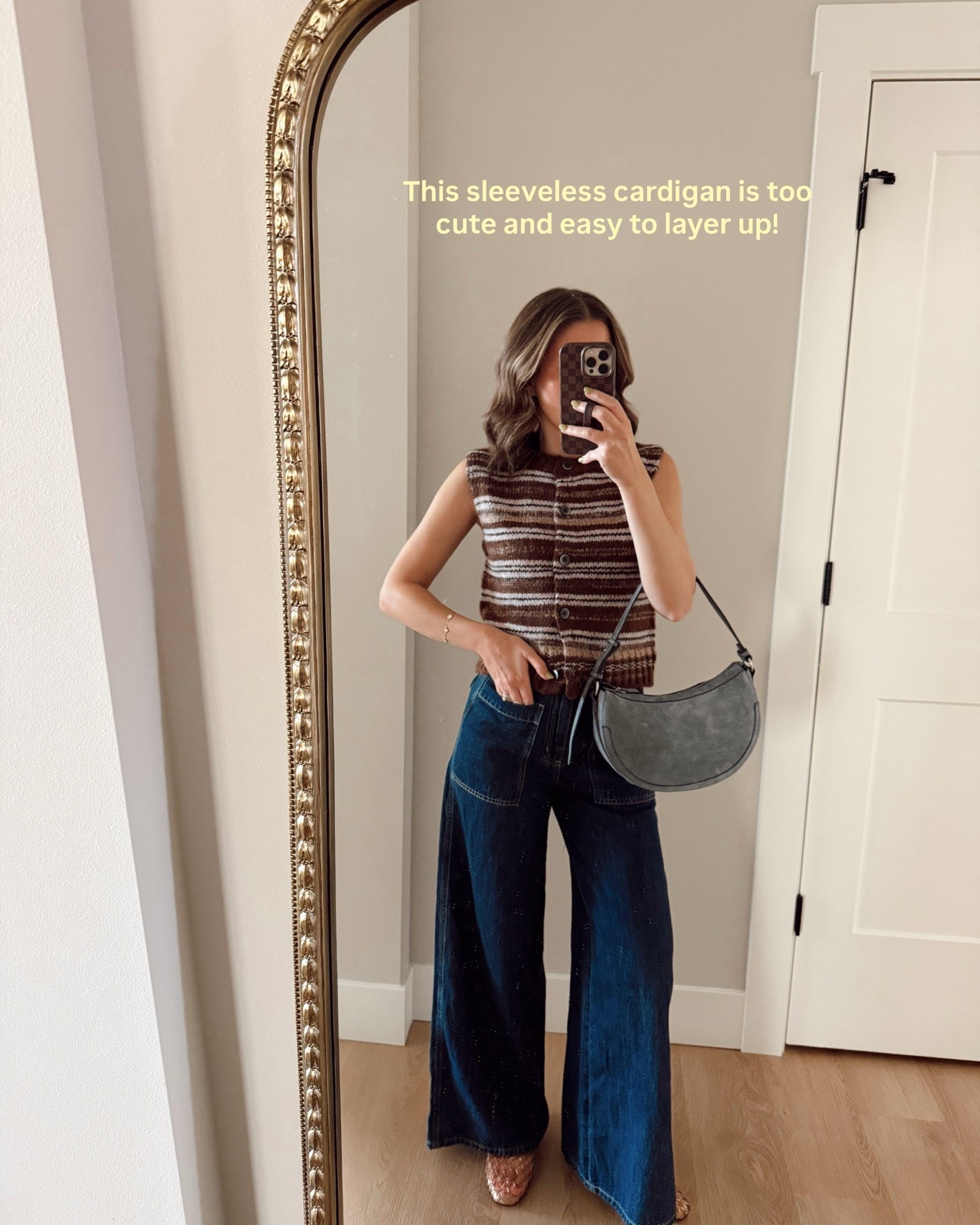 Target fall look! Love this sleeveless cardigan! 😍