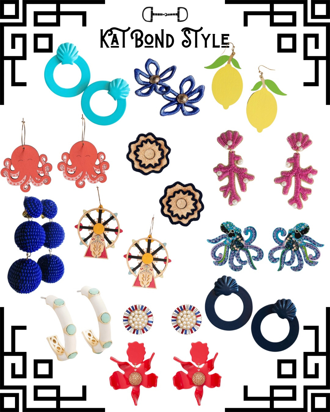 Summertime earrings! 
Here are some of my top picks for fun, unique statement earrings to wear all summer long! 

#LTKSeasonal #LTKSaleAlert #LTKStyleTip