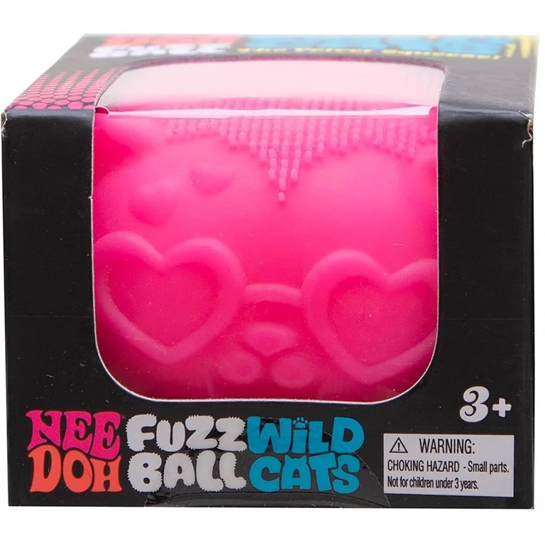 NeeDoh Fuzz Ball Wild Cats Stress Ball [1 RANDOM Color] | Walmart (US)
