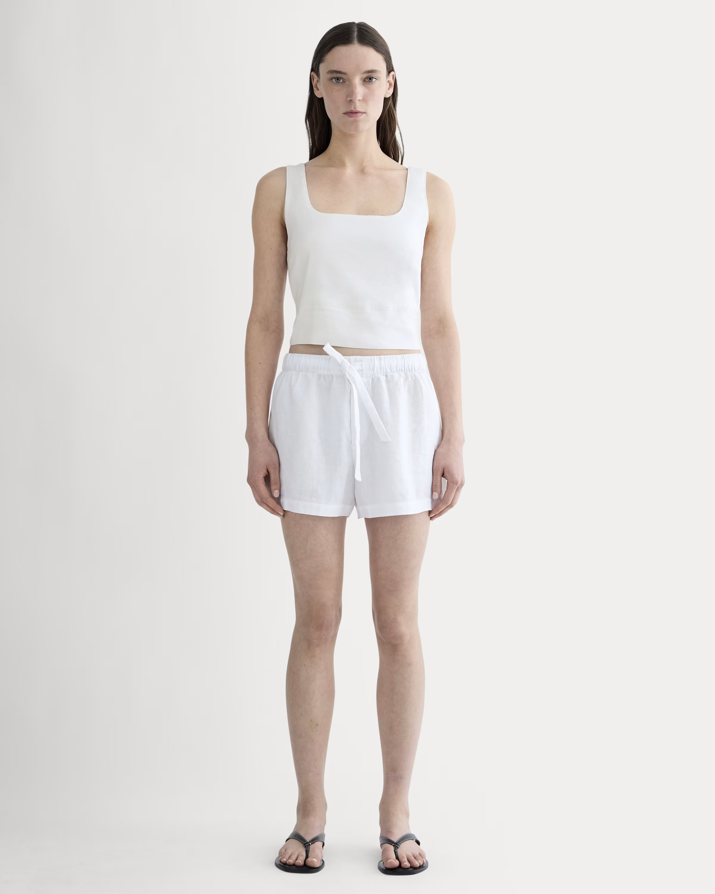 The Drawstring Boxer Short in Linen | Everlane