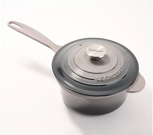 Le Creuset Cast Iron 2.75-qt Traditional Saucepan - QVC.com | QVC
