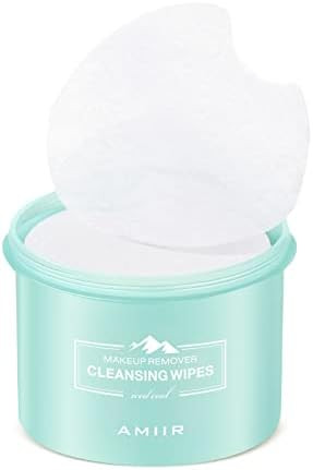 AMIIR 100's Jar Pre-Moistened Face Makeup Remover Wipes Sensitive Skin All-In-One Facial Cleansin... | Amazon (US)