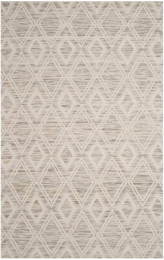 SAFAVIEH Marbella Collection 10' x 14' Light Brown / Ivory MRB312C Handmade Premium Wool Area Rug | Amazon (US)