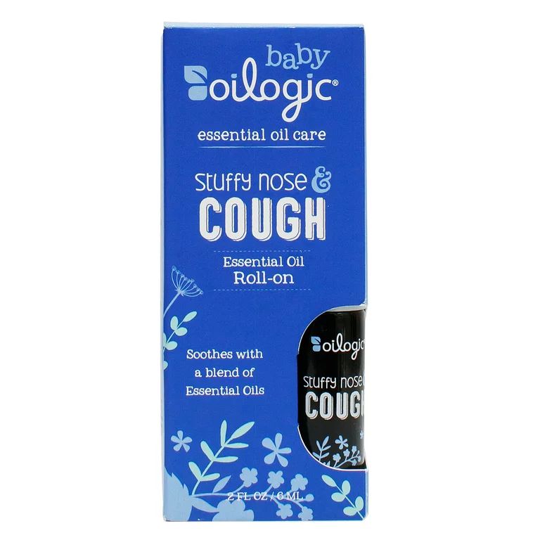 Oilogic Stuffy Nose & Cough, Baby Roll-on Essential Oils for Stuffy Nose, Eucalyptus 0.2 fl oz | Walmart (US)