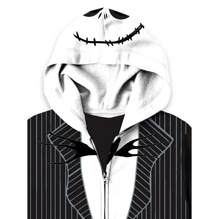 Jack Skellington Boys Apparel, Graphic Long Sleeve Hoodie, Sizes 4-18 (Little Boys & Big Boys) | Walmart (US)