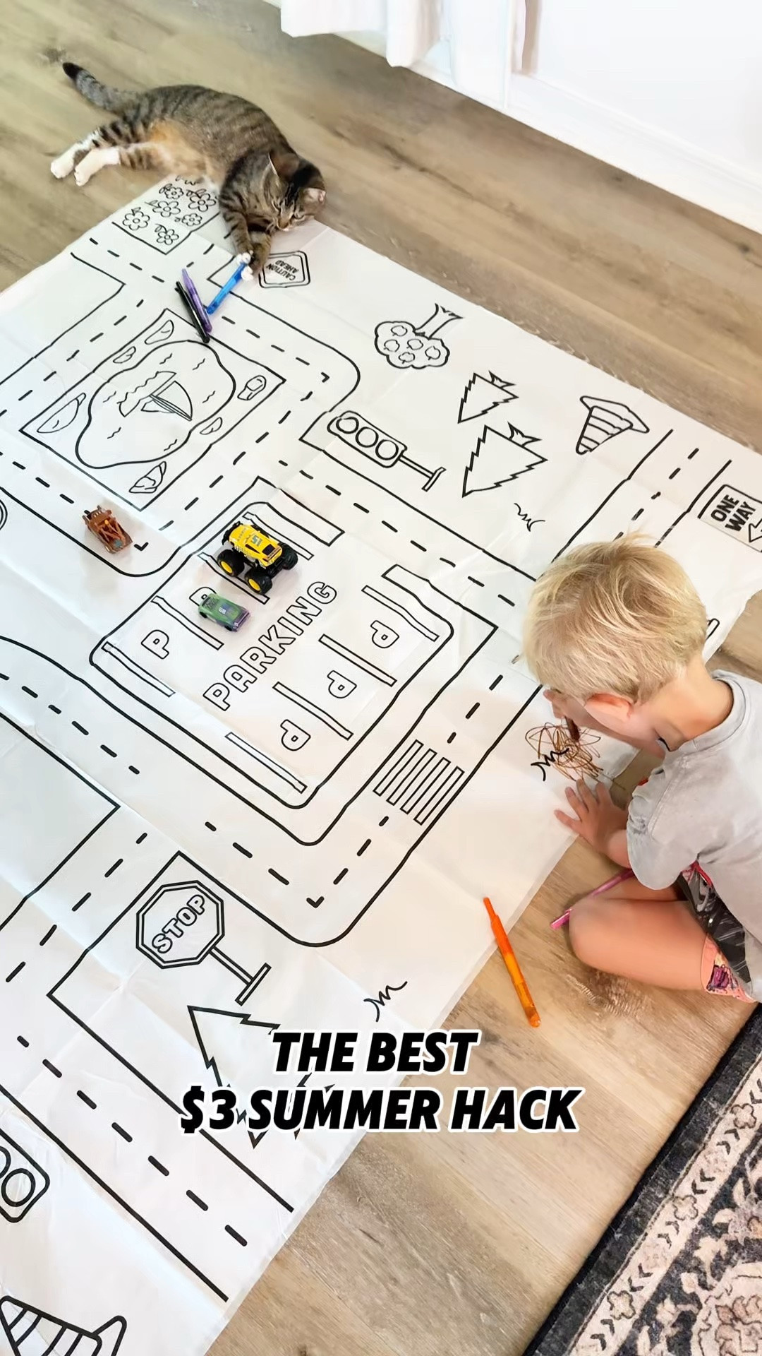 $3 extra large colorable road table cloth

#LTKKids #LTKBaby