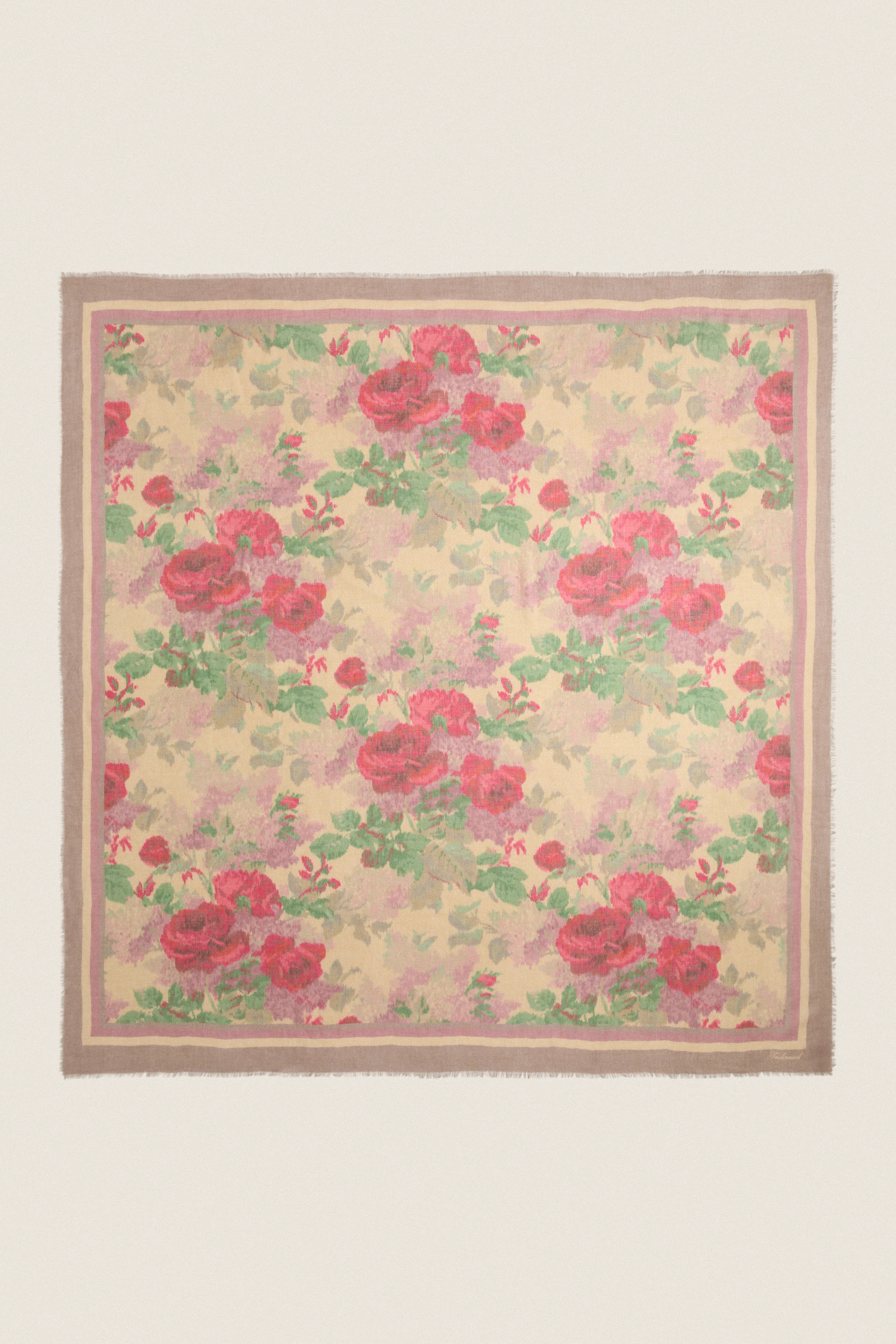 Rose Blur Silk Cashmere Blend Large Scarf | Tuckernuck (US)