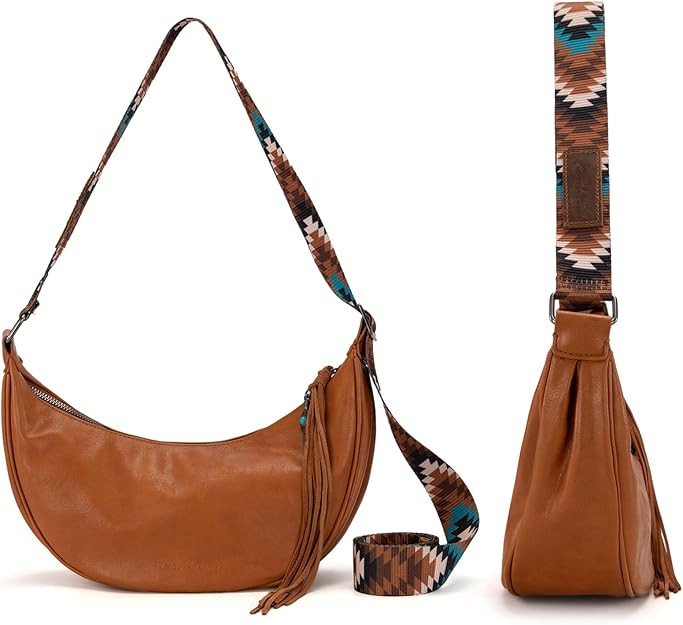 Montana West Hobo Bags Purse for Women Ultra Soft Foldable Shoulder Slouchy Handbags with Cosmeti... | Amazon (US)