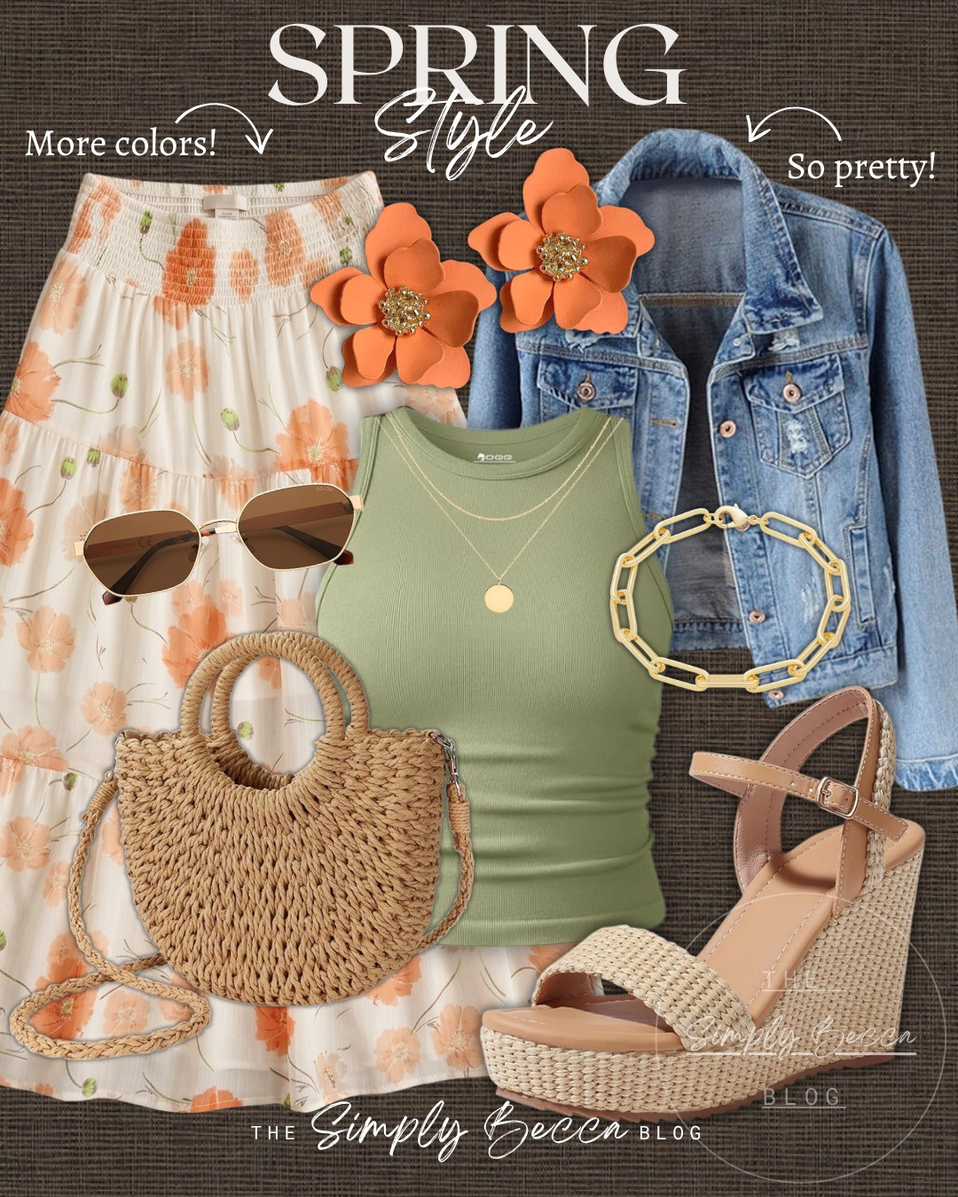 Just a fewwww colors left in this skirt!

@amazon 

 #ltkfinds #ltkwomens #amazonfashion #springstyle #floralskirt #flowerskirts #woventote #wedges #LTKootd #LTKSeasonal