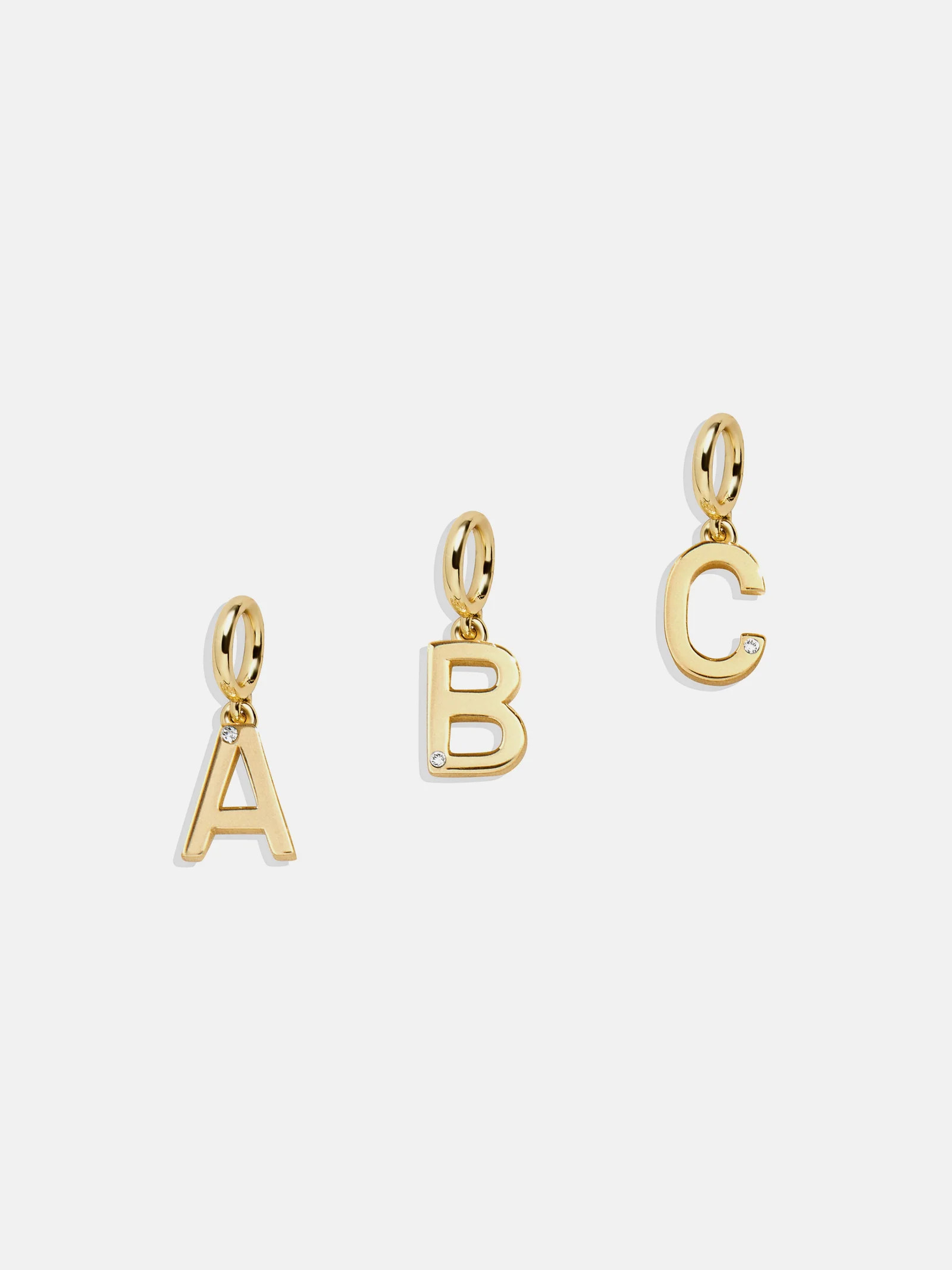 Classic Initial Cluster Charm - A | BaubleBar