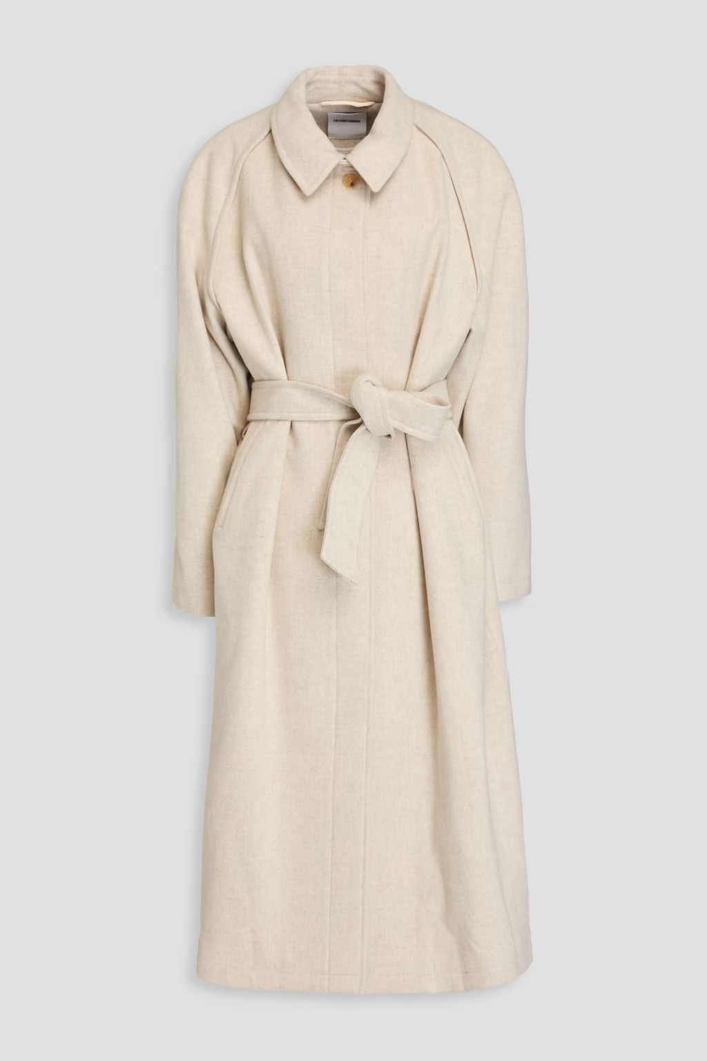 Belted wool coat | The Outnet (UK and Europe)