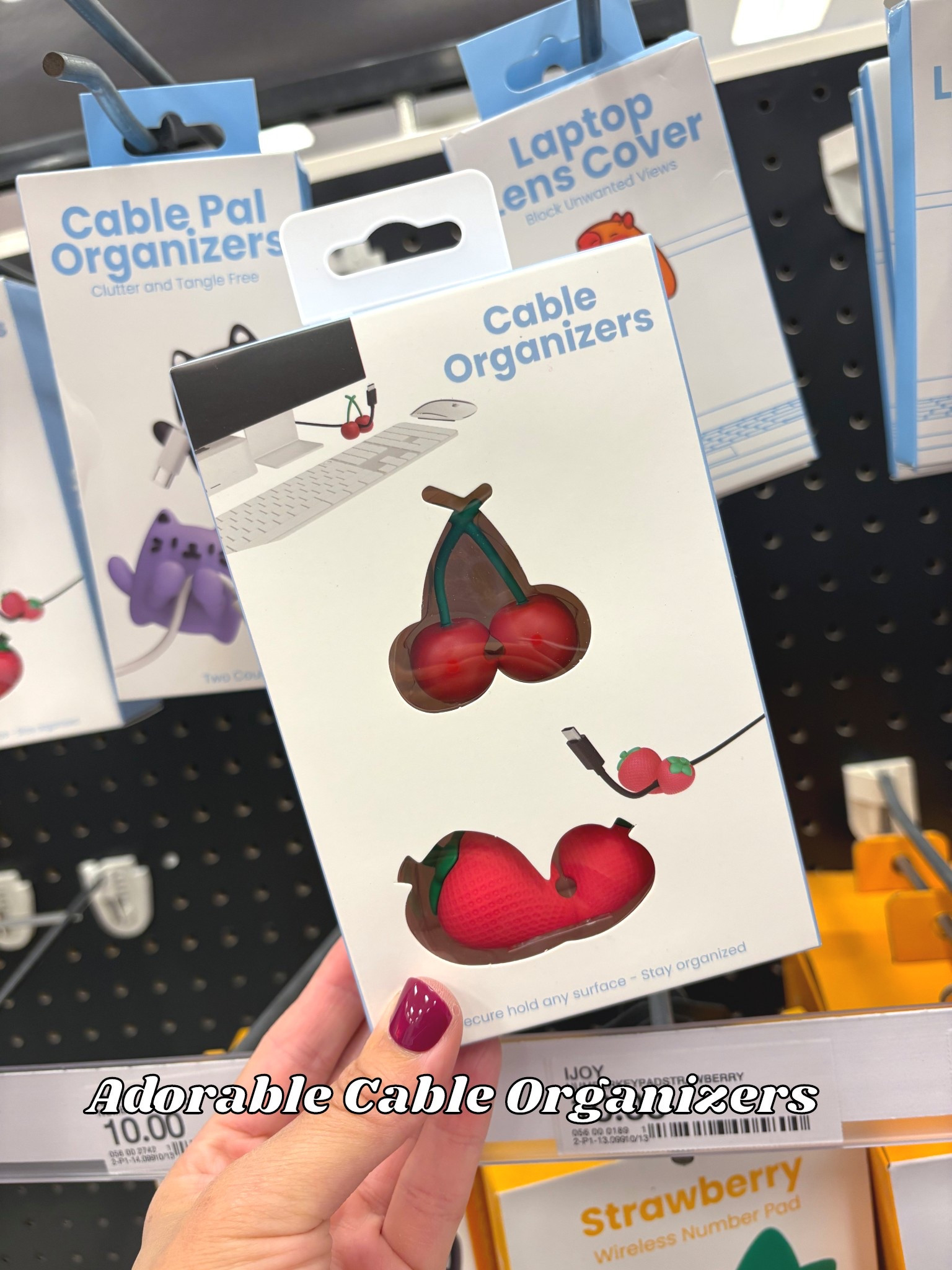IJoy Desktop Cherry and Strawberry Cable Organizer #cableorganizer #officesupplies #targetfinds #ijoy

#LTKTravel #LTKHome #LTKvlog
