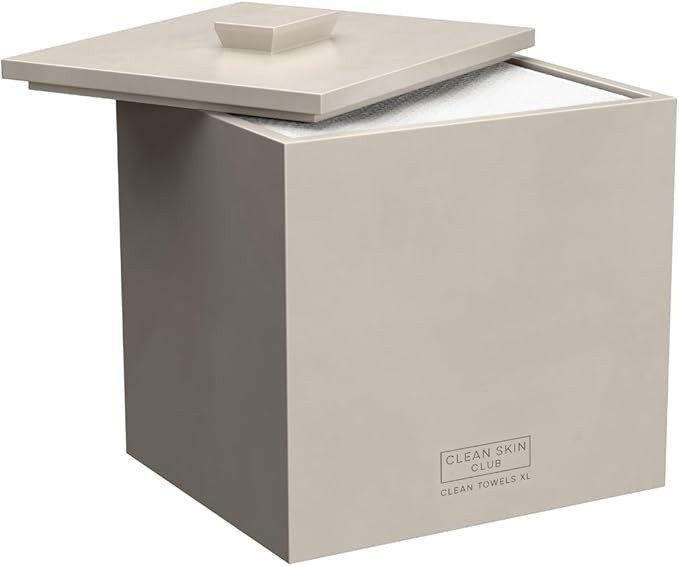 CLEAN SKIN CLUB Cement Box for 50 Disposable Clean Towels XL (Towels NOT Included), Concrete Cont... | Amazon (US)