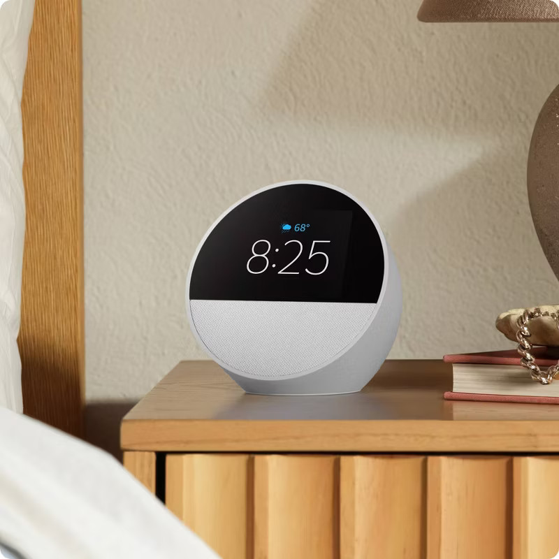 Amazon Echo Spot, Smart Alarm Clock with Vibrant Sound and Alexa (2024 Release) | Target
