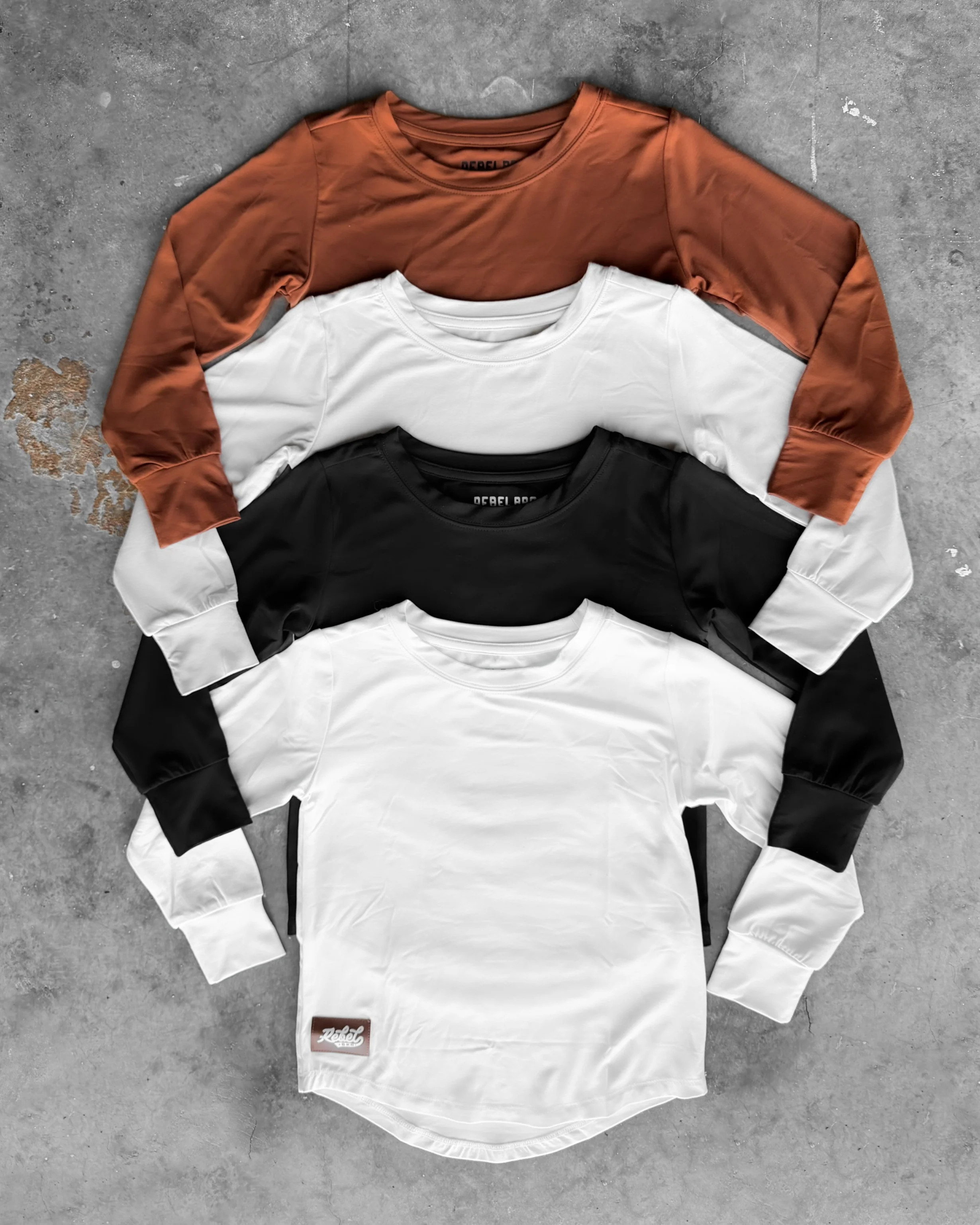 Long Sleeve Bamboo Tees (4 Pack) | Rebel Bro