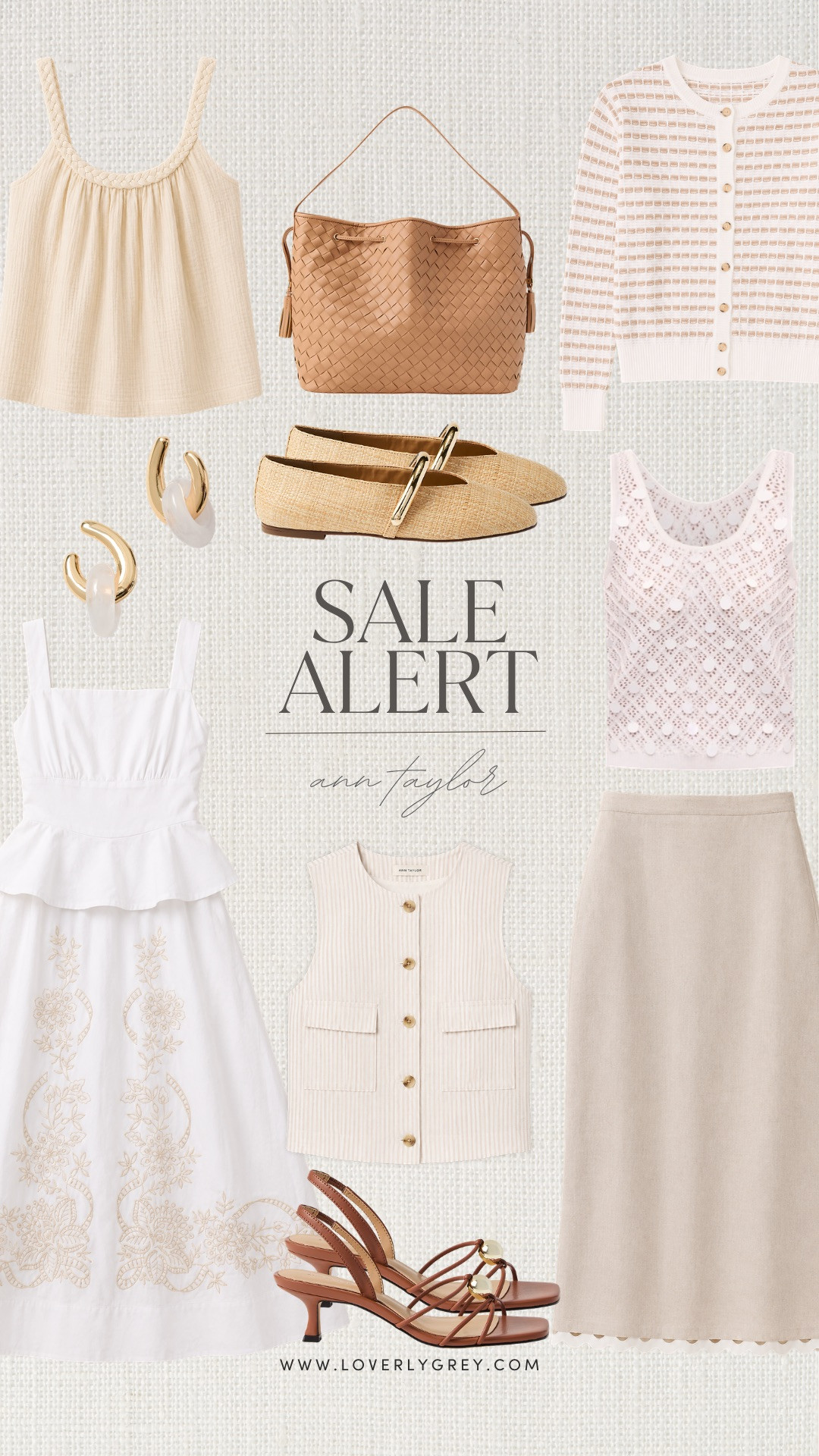 Score 40% off your order at Ann Taylor! These finds are all neutral staples that will serve you for many years to come! 

Loverly grey, ann taylor finds, neutral capsule wardrobe, summer fashion finds, womens clothes sale, sale style for her 

 #LTKSeasonal #LTKSaleAlert