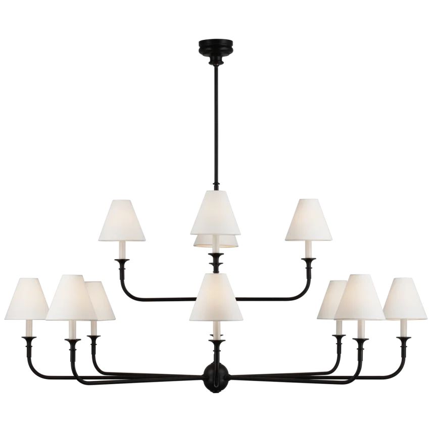 Piaf Grande Two-Tier Chandelier | Visual Comfort