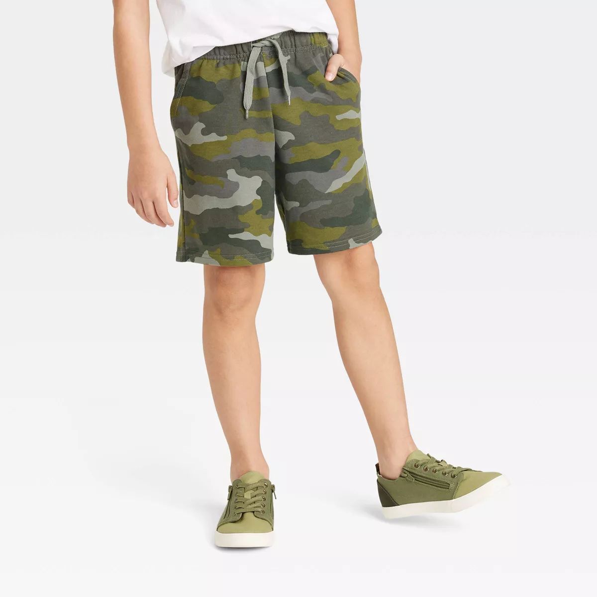 Boys' Pull-On 'At the Knee' Knit Shorts Cat & Jack™ | Target