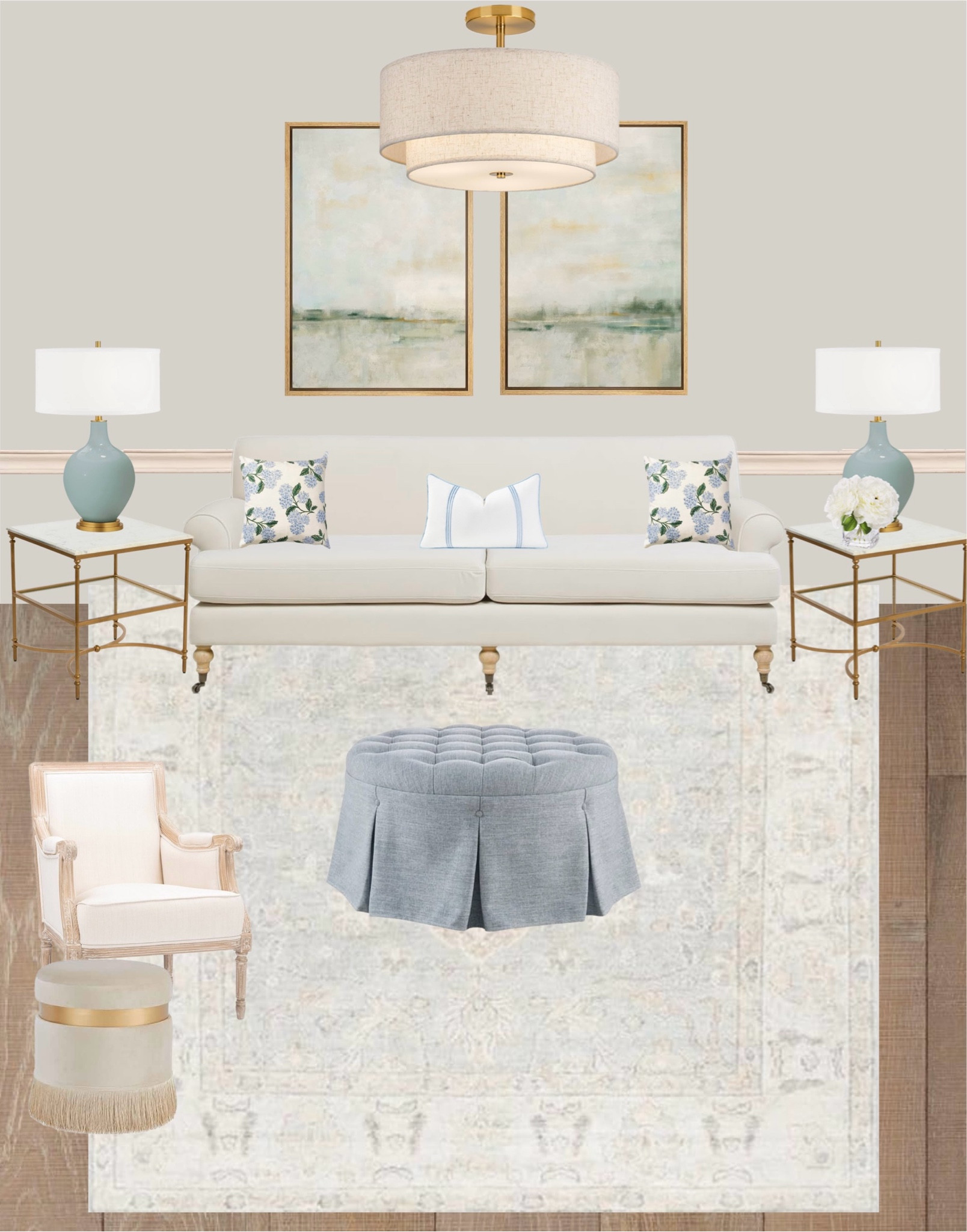 Amazon living room 
Home decor makeover
Room template
Amazon art
Couch
Ottoman
Accent chair
Aqua rug
Aqua lamp
Marble side tables 
Blue hydrangea pillows
Amazon finds 

#LTKHome #LTKSaleAlert #LTKStyleTip