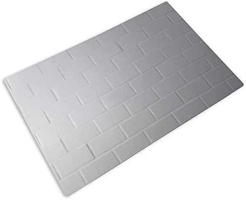 Bessie Bakes White Subway Tile with White Grout Replicated Photography Backdrop Board for Food & ... | Amazon (US)