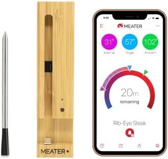 MEATER Plus | Smart Meat Thermometer with Bluetooth | 165ft Wireless Range | for The Oven, Grill,... | Amazon (US)