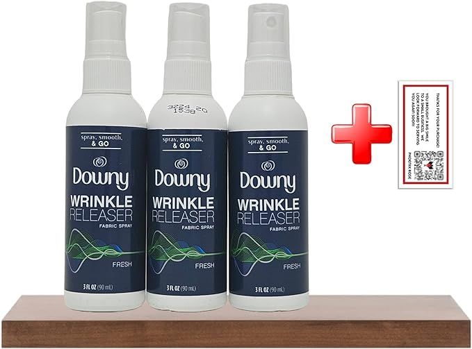 Downy Travel Sized Wrinkle Release Spray 3 oz (Pack of 3) - Effortless Wrinkle-Free Clothes On-Th... | Amazon (US)