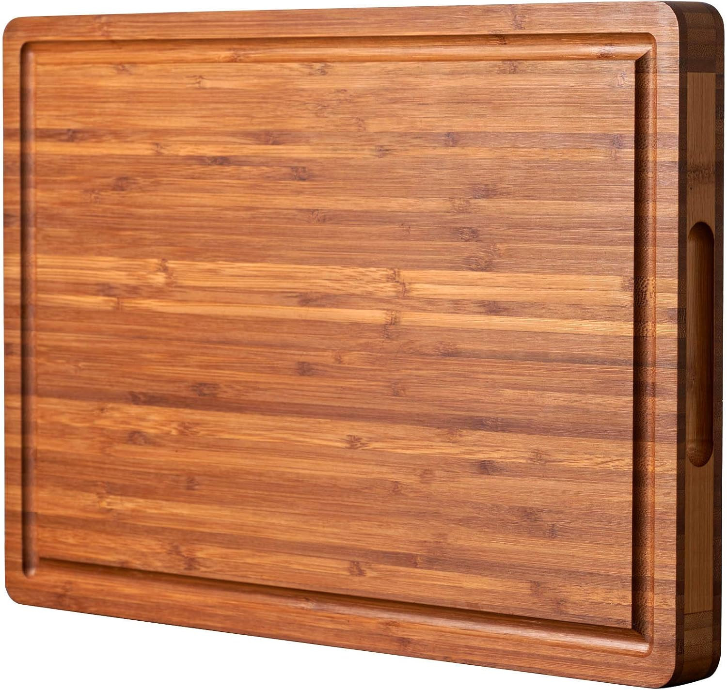 Extra Thick Wood Cutting Board for Kitchen, Reversible and Durable | Amazon (US)