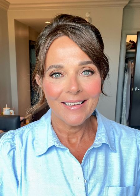 beautiful mother of the bride // makeup on women over 50 🩵

#LTKBeauty