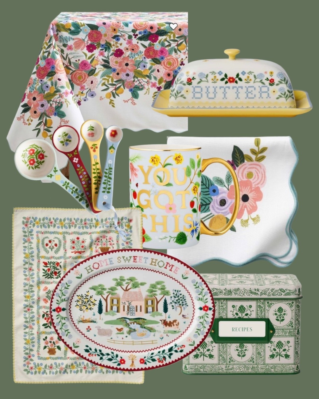 Vintage charm meets cheerful cottage florals 

If you love a collected, cozy home, these are the prettiest finds to mix old and new—think heirloom-inspired patterns, sweet embroidery details, and happy color that feels timeless (not trendy). From floral table linens to charming kitchen accents, these pieces instantly make your space feel warm, welcoming, and thoughtfully styled.

Perfect for creating that “lived-in but lovely” look we all want—whether you're setting a spring table, refreshing your kitchen, or adding a little everyday beauty to your home 

#LTKhome #LTKstyle #cottagecoredecor #grandmillennialstyle #vintageinspired #cozyhome #collectedhome #floraldecor #kitcheninspo #homedecorfinds

#LTKSaleAlert #LTKHome