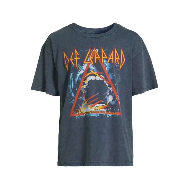Def Leppard Men’s & Big Men’s Oversized Graphic Tee, Sizes XS-3XL | Walmart (US)