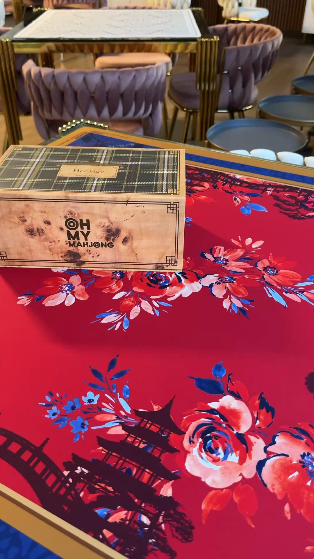 Do not snooze on the Scarlett mat by Oh My Mahjong! It’s is gorgeous in person! I love it paired with the Heritage tiles, but it also looks good with vintage tiles and the RACK IT Legacy tiles with the navy backs! 
#mahjong

#LTKootd #LTKSeasonal #LTKHome