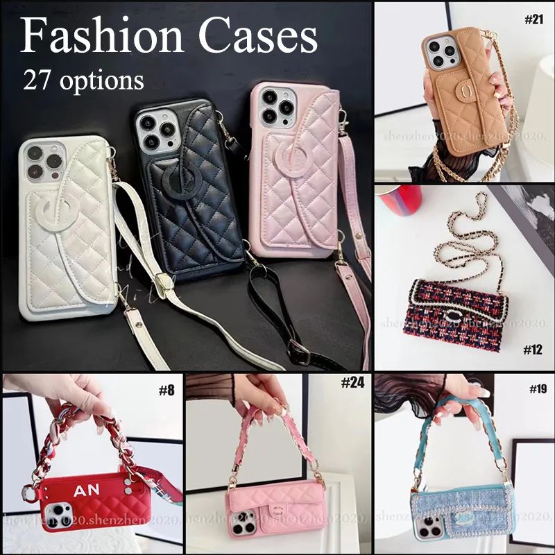 7Styles Fashion Women's Phone Cases with Strap Back Cover for Women Phone Case for ip 15 14 13 12... | DHGate