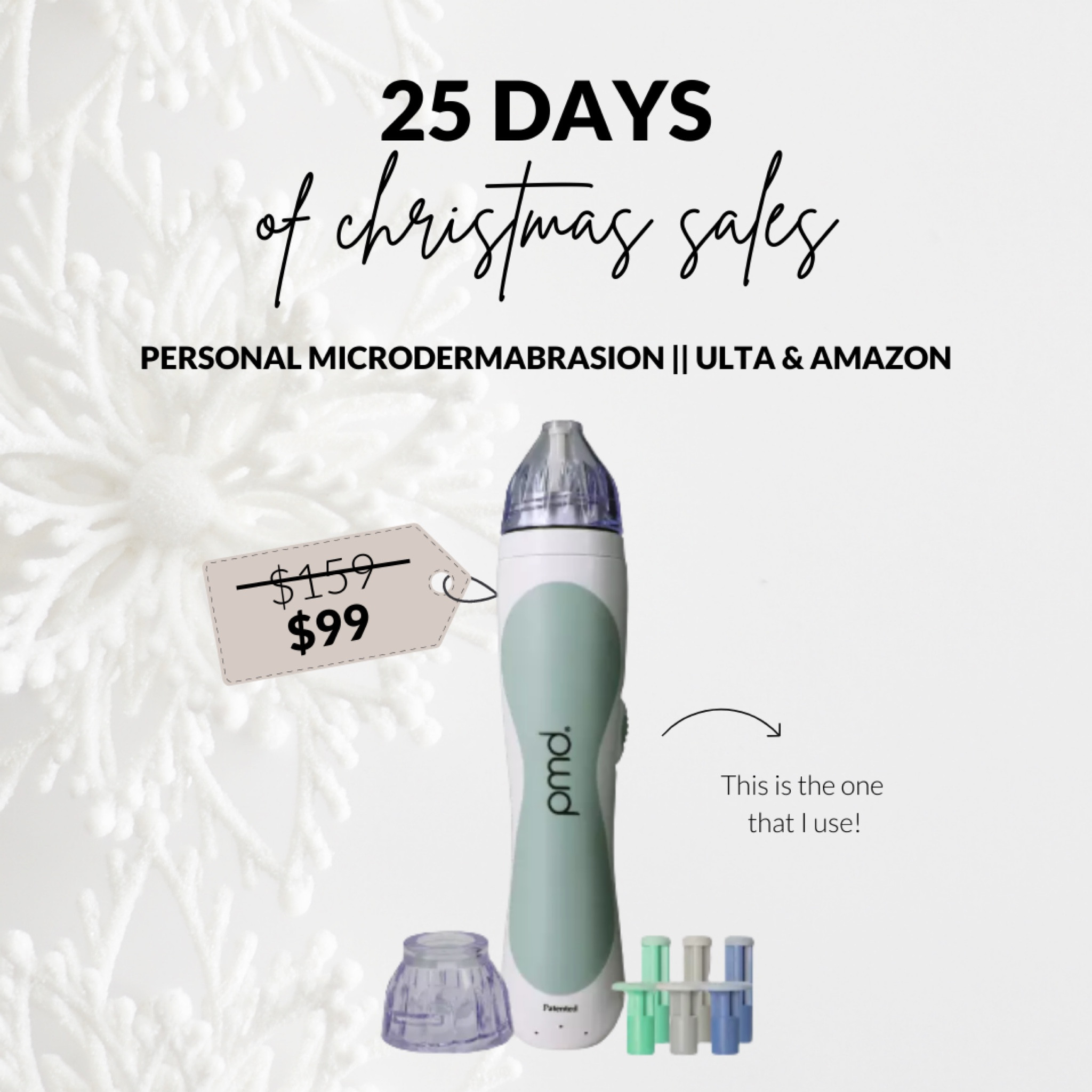 The personal microdermabrasion tool I use is on sale for $99 today at both Ulta and Amazon!


#LTKsalealert #LTKGiftGuide #LTKHoliday