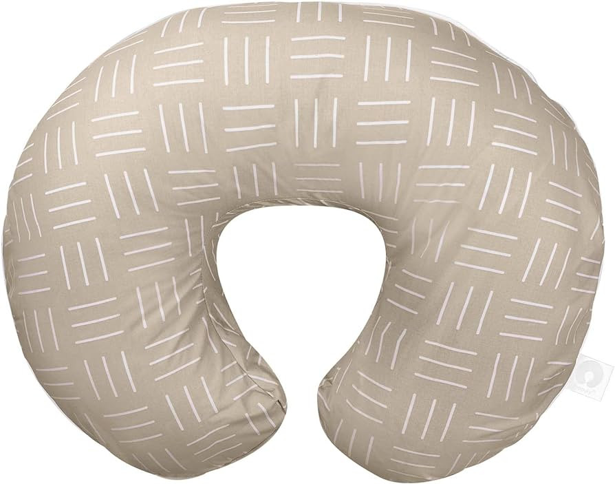 Boppy Organic Original Nursing Pillow, Sand Criss Cross, Ergonomic Nursing Essentials for Bottle ... | Amazon (US)