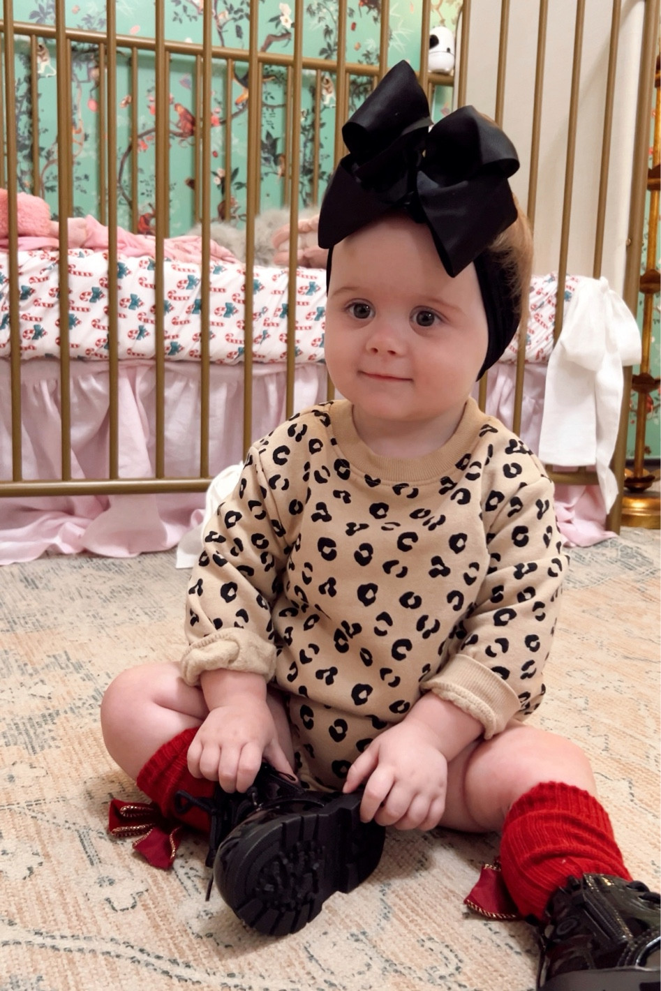 Baby girl toddler leopard winter knee socks holiday Christmas 

#LTKBaby #LTKSeasonal #LTKHoliday