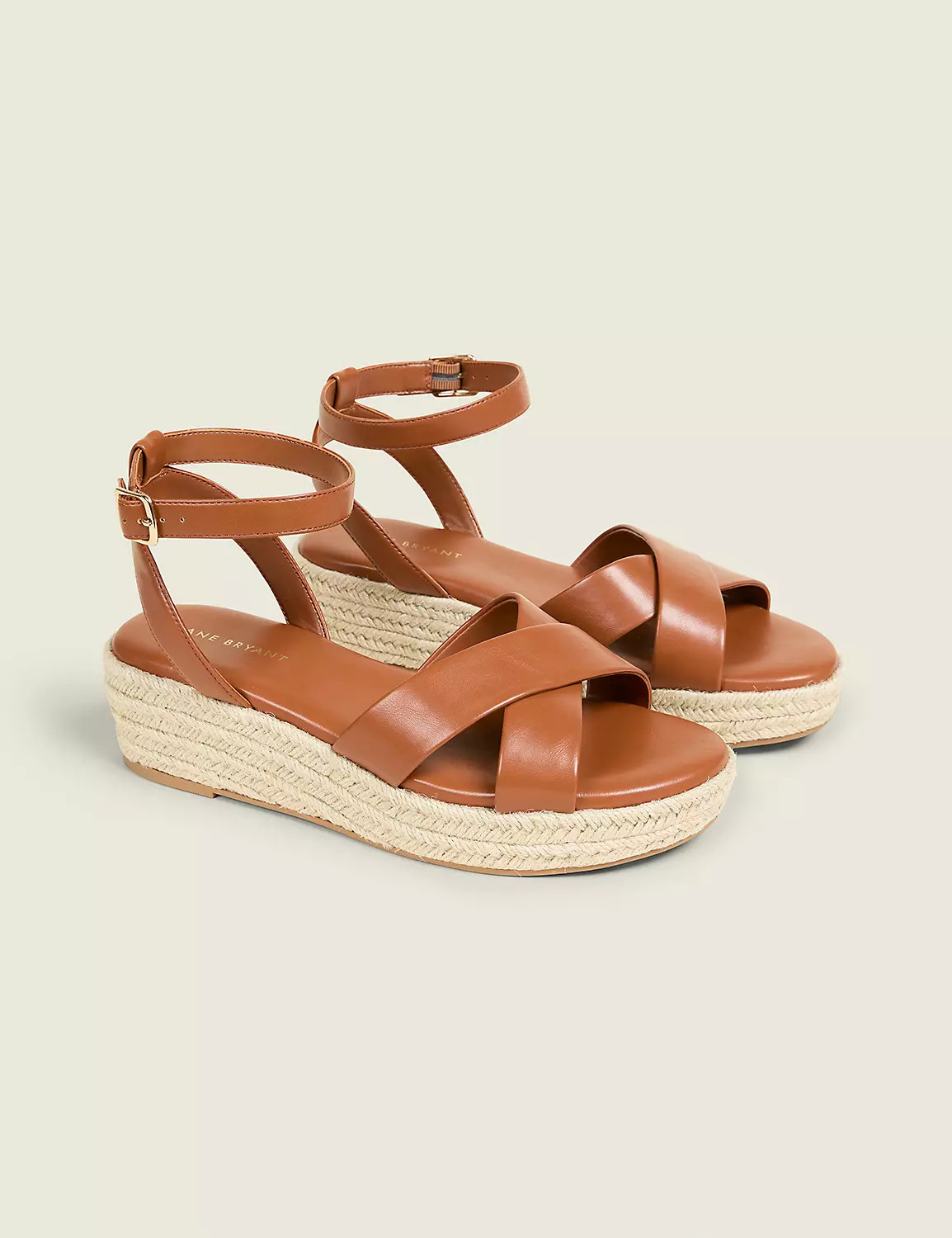 Dream Cloud Ankle Strap Espadrille Wedge | Lane Bryant (US)